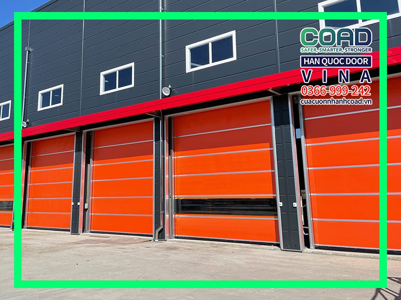 Cảm biến cửa cuốn nhanh - cửa tự động PVC