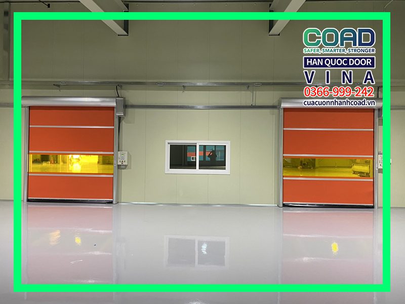 Speed Door - Dòng cửa tiêu chuẩn màu cam - COAD VINA