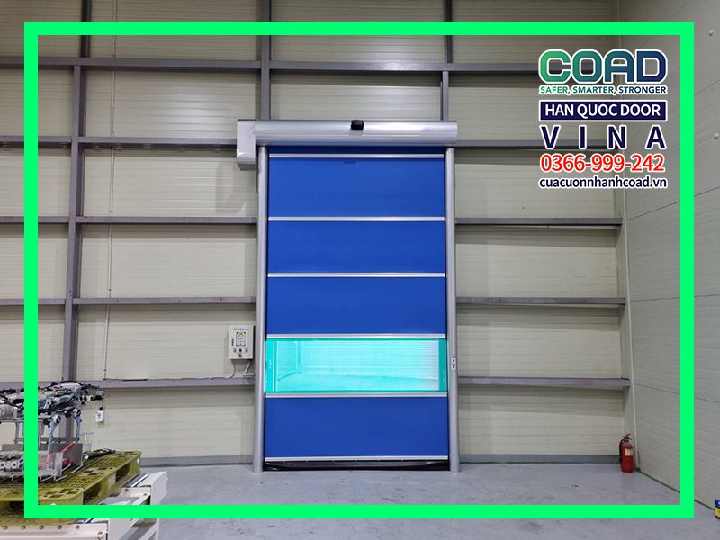 Speed Door - Dòng cửa tiêu chuẩn màu xanh dương - COAD VINA