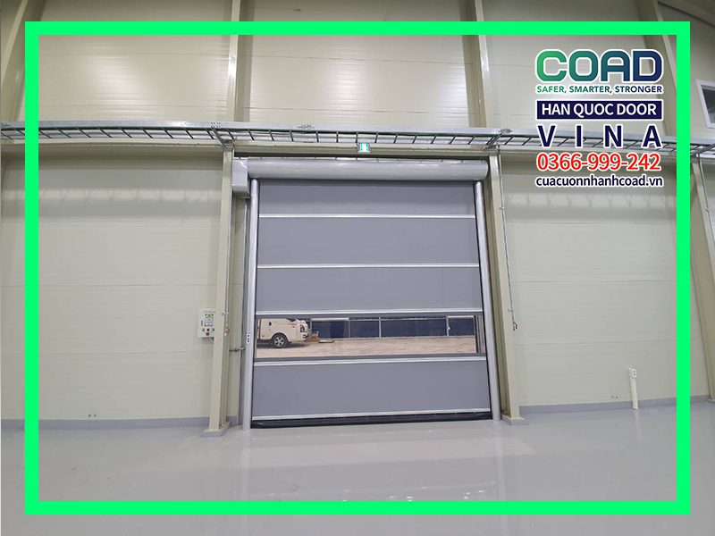 Cửa cuốn tốc độ cao chuyên dùng cho nhà máy
