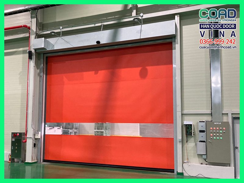 cửa cuốn nhanh tự phục hồi pvc