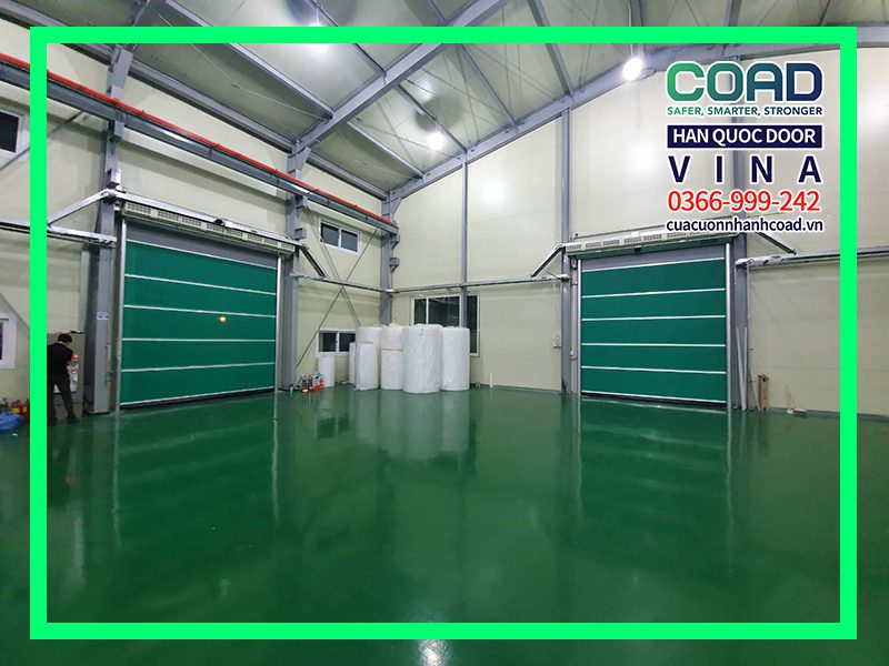 Cửa cuốn dùng mô tơ Nhật Bản