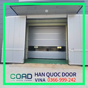Cửa cuốn nhanh PVC bạt nhựa - Cửa cuốn Hàn Quốc