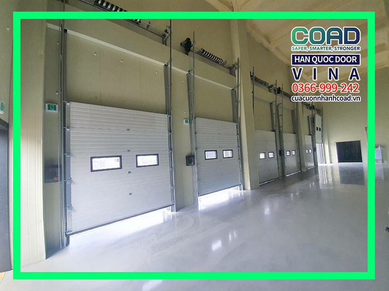 Lắp cửa trượt trần - cửa cuốn nhanh COAD 