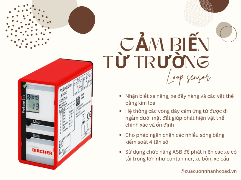 Cảm biến từ trường - Loop sensor- Cửa cuốn nhanh COAD