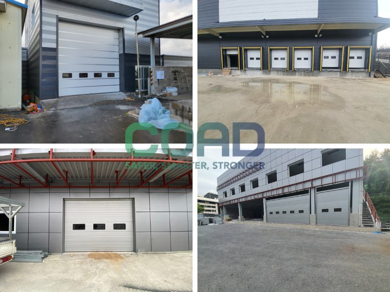 Cửa trượt trần cho gara ô tô