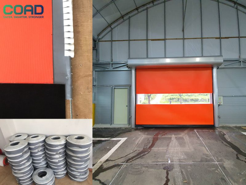 Cửa cuốn nhanh tự động phục hồi C-3