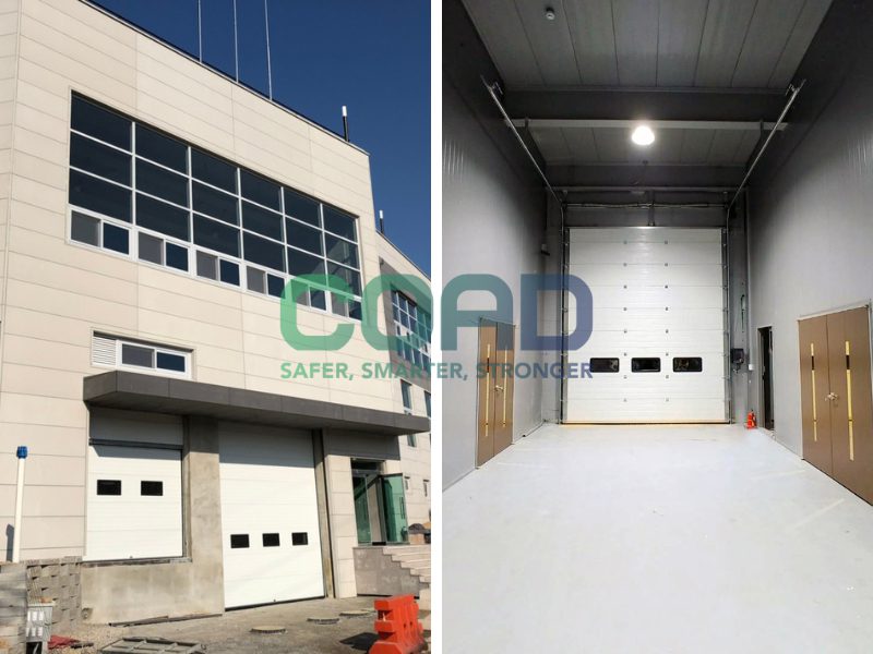 Overhead door cửa trượt trần cho gara xe ô tô