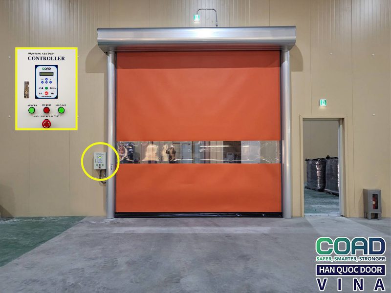 bảng điều khiển dành cho cửa cuốn nhanh