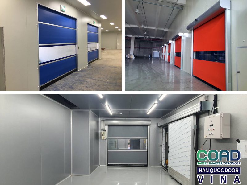 Cấu tạo cửa cuốn nhanh PVC COAD