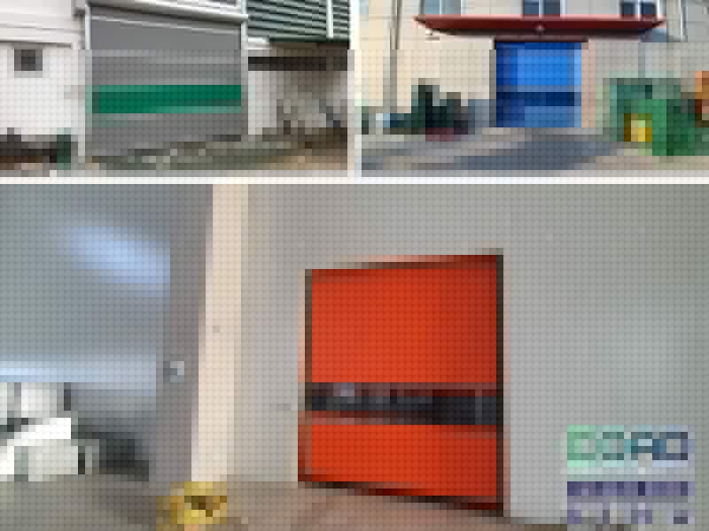 Cửa cuốn nhanh PVC tự động COAD VINA