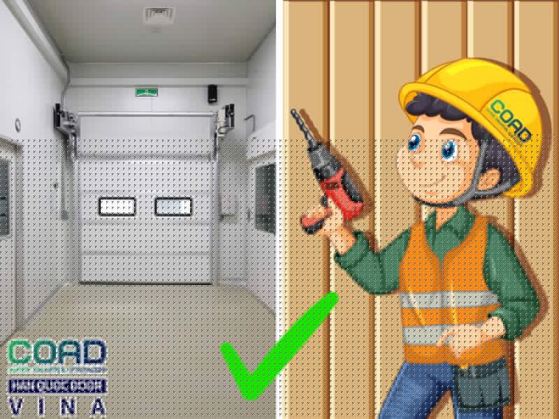 Dịch vụ bảo trì cửa trượt trần COAD VINA