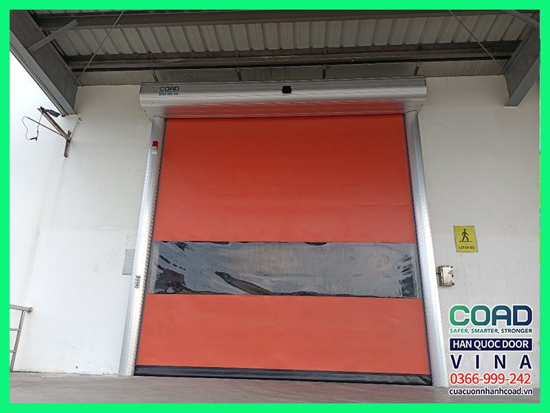 Cửa cuốn nhanh bằng hợp kim nhôm 