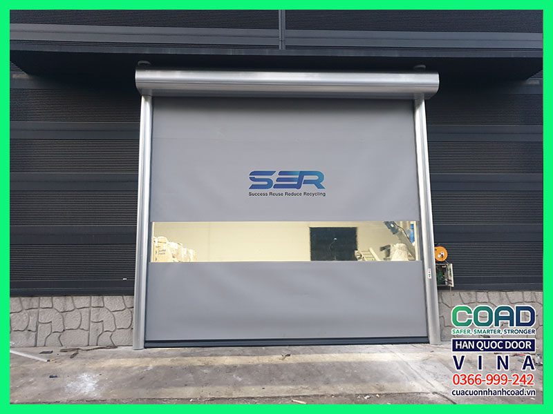 Cửa cuốn tốc độ cao tự phục hồi 