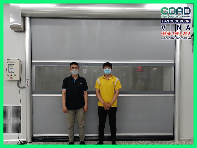 lắp cửa cuốn tốc độ cao tại Daeyeong Vina