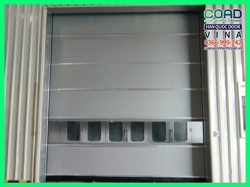 lắp đặt cửa cuốn nhanh tại ThaCo