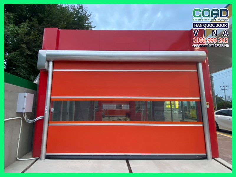 Cửa cuốn đóng mở nhanh Hàn Quốc 