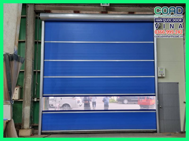Cửa cuốn tốc độ cao PVC Hàn Quốc