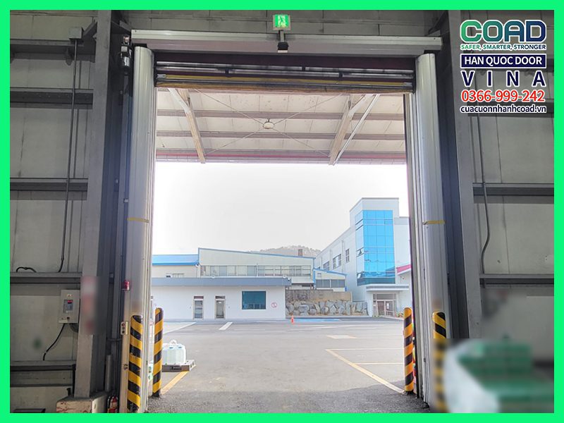 Hình ảnh trước khi lắp đặt cửa cuốn 