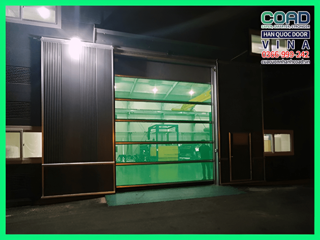 Cửa cuốn nhanh PVC - Cửa cuốn tốc độ cao