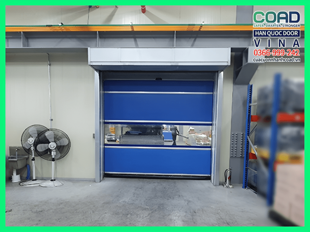 Cửa cuốn nhanh PVC - Cửa cuốn tốc độ cao