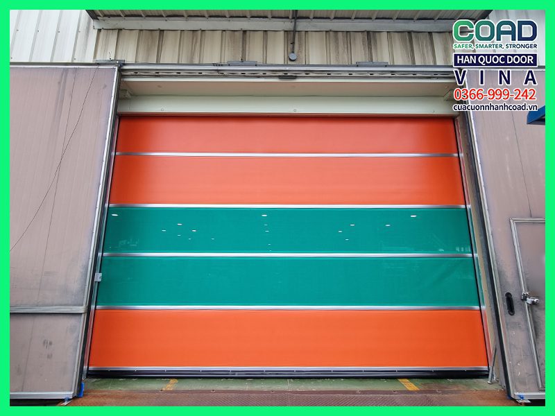 Cửa cuốn nhanh an toàn cho trẻ em - Cửa cuốn tốc độ cao COAD