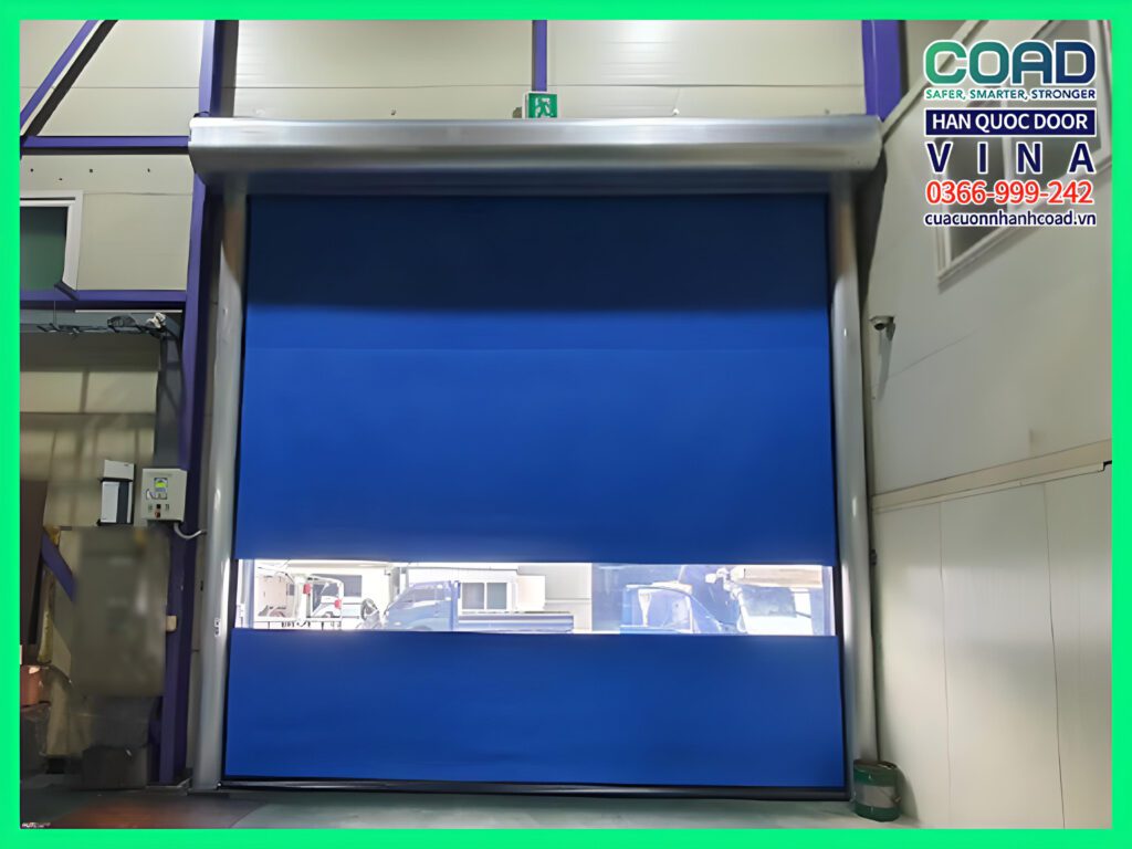 Cửa cuốn nhanh COAD - Cửa cuốn tự động phục hồi