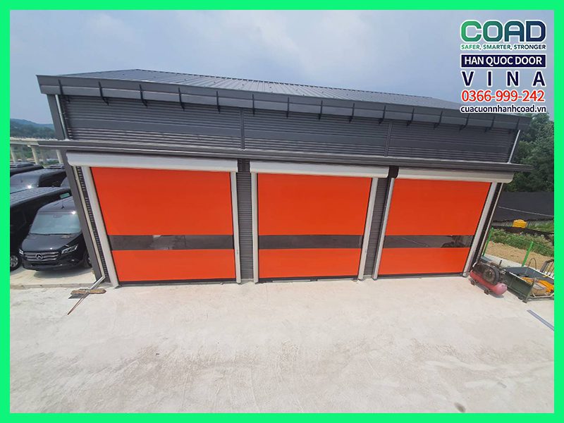 Cửa cuốn nhanh tự động Hàn Quốc