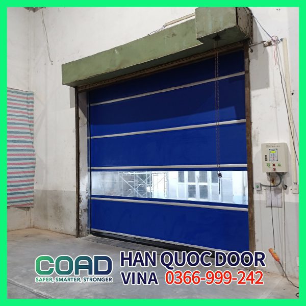 Cửa cuốn tốc độ cao - Cửa cuốn nhanh màng nhựa PVC