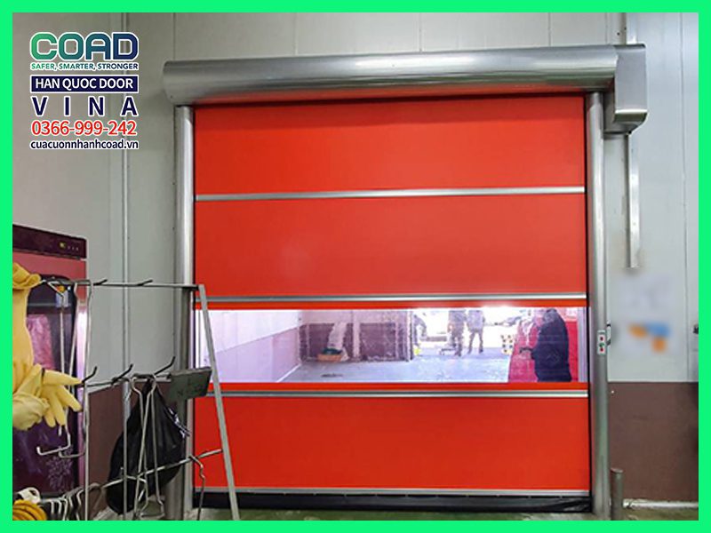 Cửa cuốn tốc độ cao tiêu chuẩn - Cửa cuốn nhựa PVC
