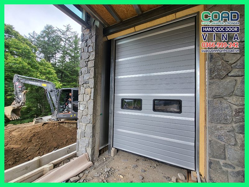 Cửa trượt trần panel hàn quốc