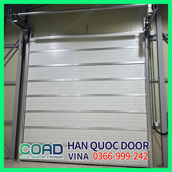 cửa panel cách nhiệt hàn quốc - cửa trượt trần cách nhiệt hàn quốc