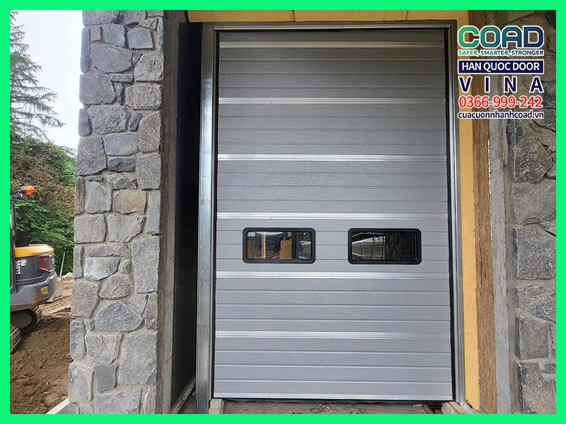 Lắp đặt cửa trượt trần panel hàn quốc