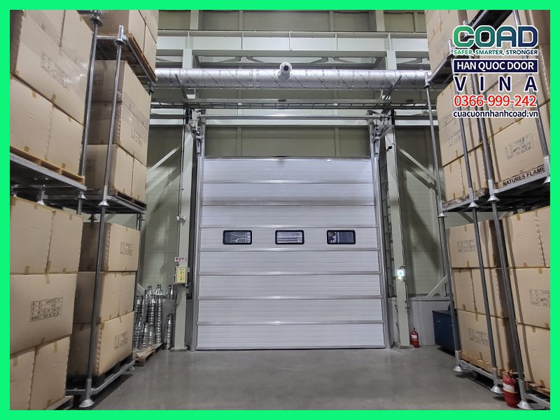 Thiết kế cửa cuốn trượt trần hàn quốc