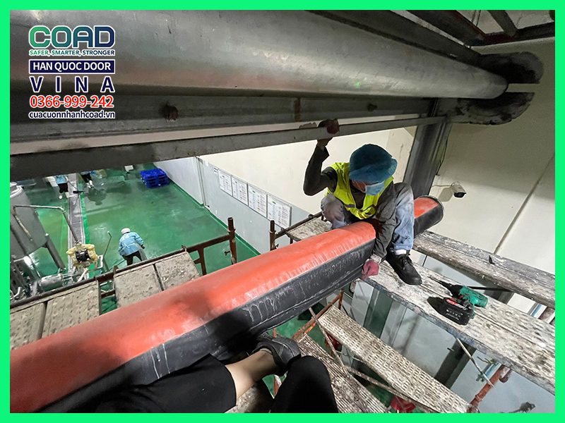 Sửa chữa cửa cuốn tốc độ cao - Cửa cuốn nhanh PVC