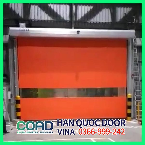 Cửa cuốn nhanh tự phục hồi - Cửa cuốn nhanh chuyên dùng cho nơi nhiều xe nâng qua lại