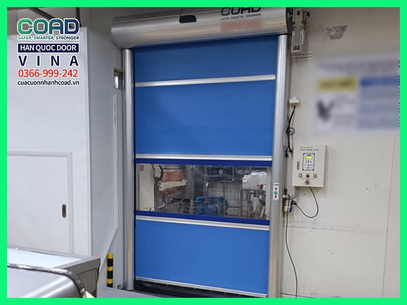 Cửa cuốn nhanh màn nhựa PVC 