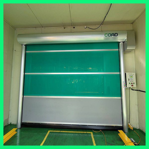 cửa cuốn tốc độ cao lưới côn trùng cho xưởng sản xuất sơn