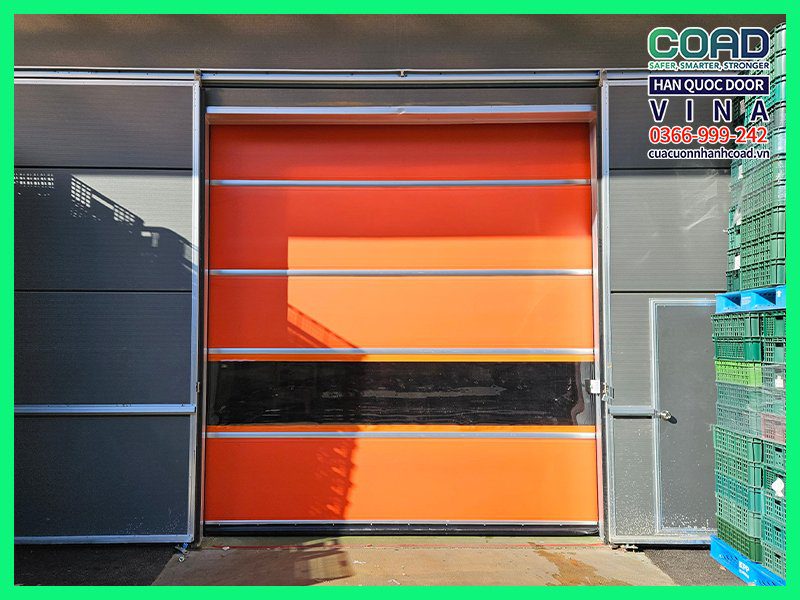 Cửa cuốn tốc độ cao bạt nhựa PVC COAD