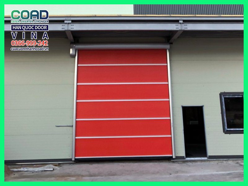 Cửa cuốn tốc độ cao PVC Hàn Quốc