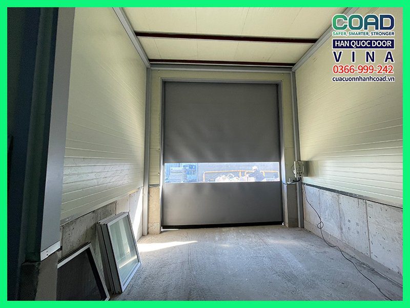 cửa cuốn nhanh - cửa cuốn tốc độ cao có cảm biến radar