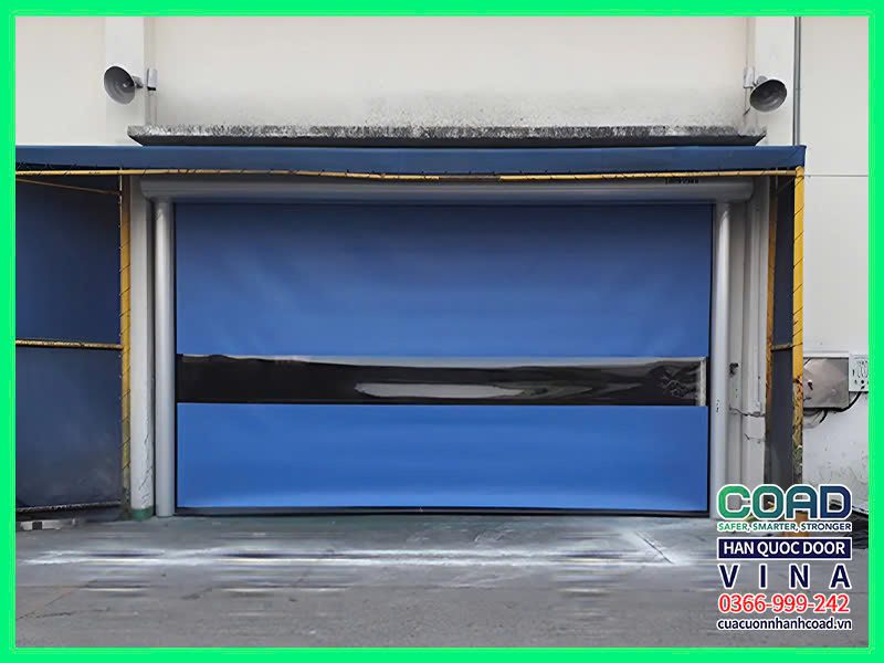 cửa cuốn nhanh an toàn - cửa cuốn hàn quốc