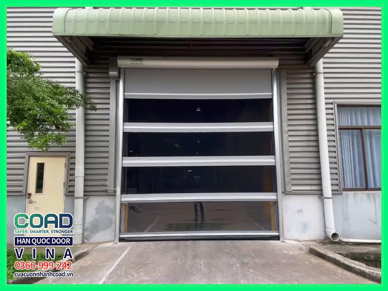 cửa cuốn nhanh lưới coad vina