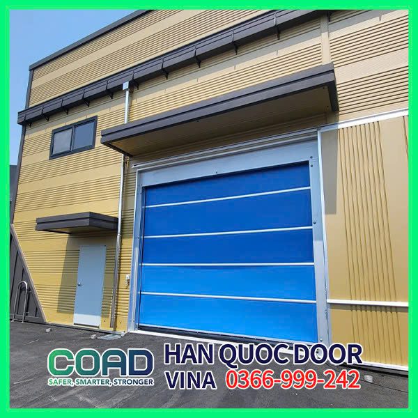 cửa cuốn nhanh màn pvc trong