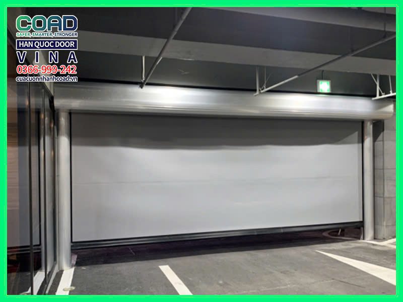 Cửa cuốn nhanh tự phục hồi không màn trong - COAD VINA