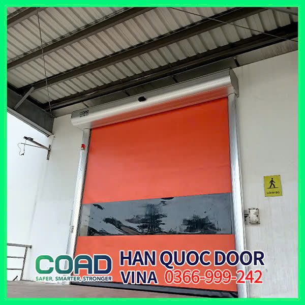 Cửa cuốn tốc độ cao quản lý kho hàng
