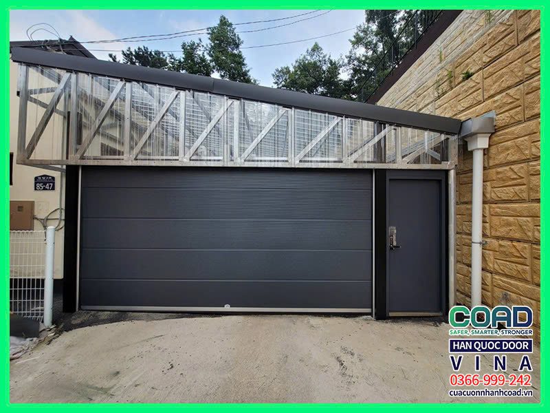 Cửa garage Hàn Quốc - Cửa garage panel - COAD 