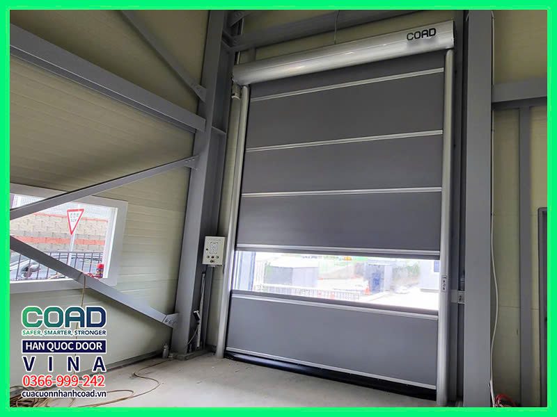lắp cửa cuố tốc độ cao chống gỉ sét - coad
