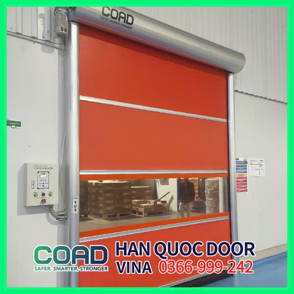 tính thẩm mỹ của cửa cuốn nhanh - cửa cuốn coad