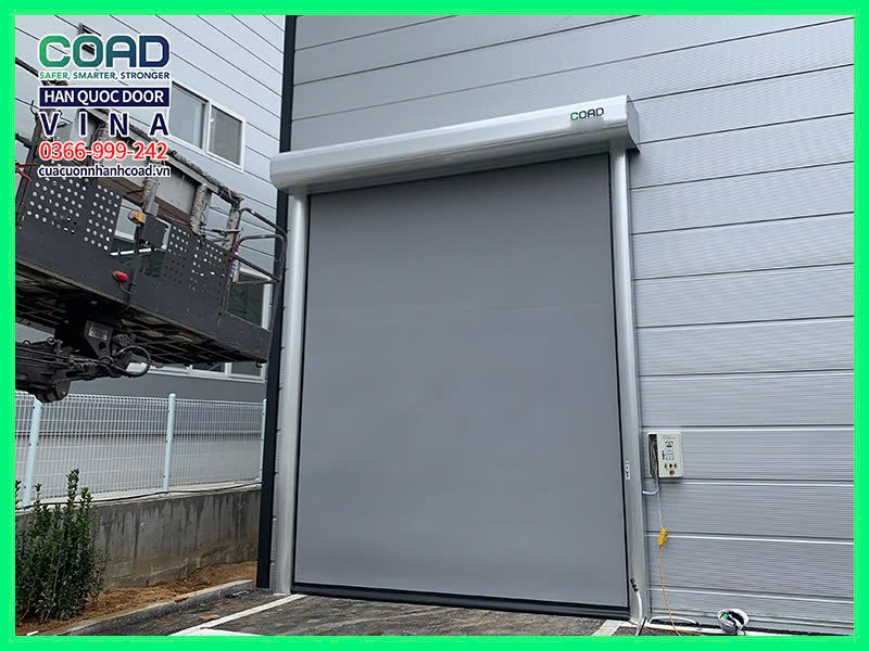 cửa cuốn nhanh tự phục hồi coad